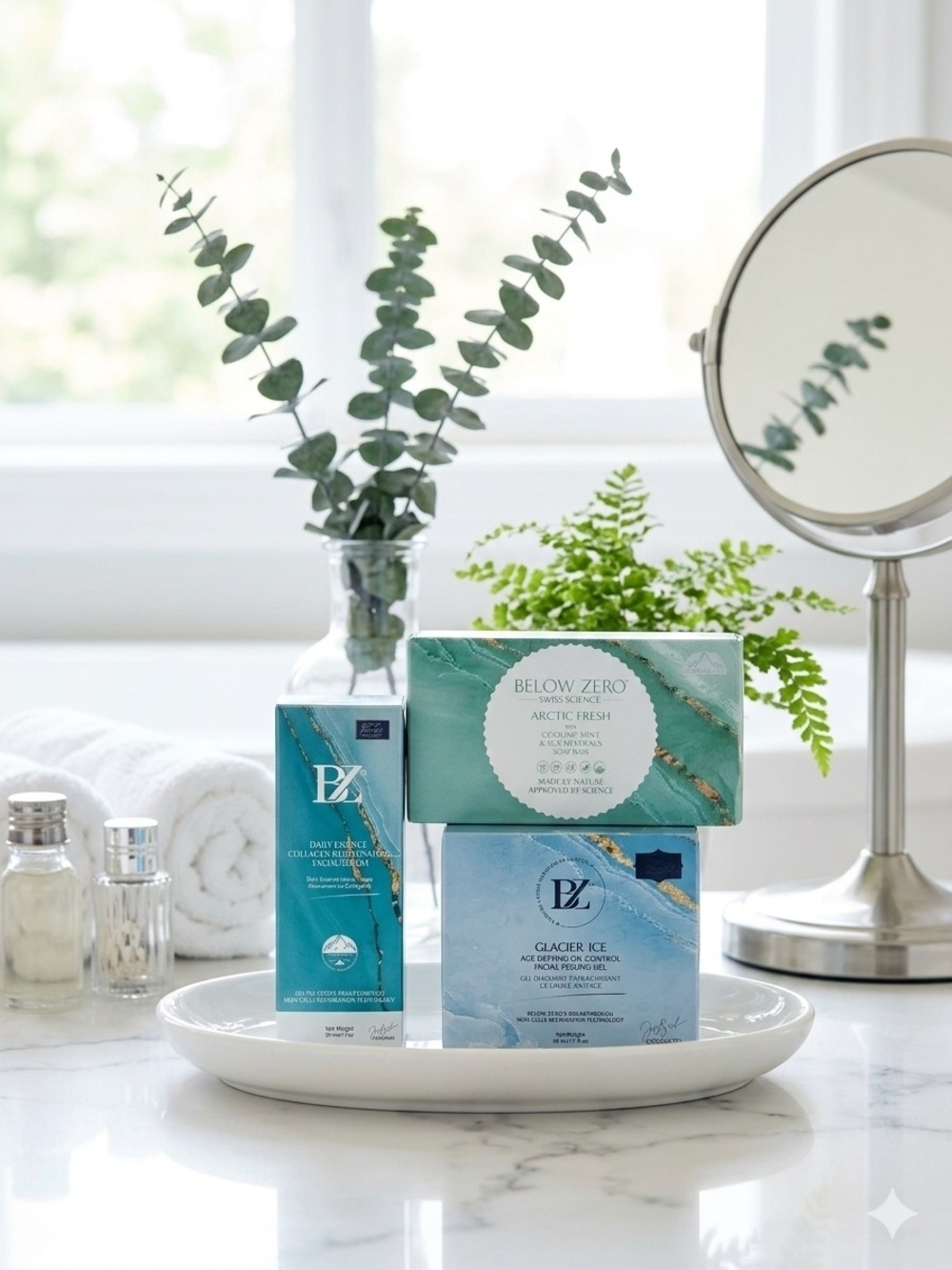 NIB Below Zero Swiss Science 3-Piece Skincare Set Bundle - Retail Value: $749.99